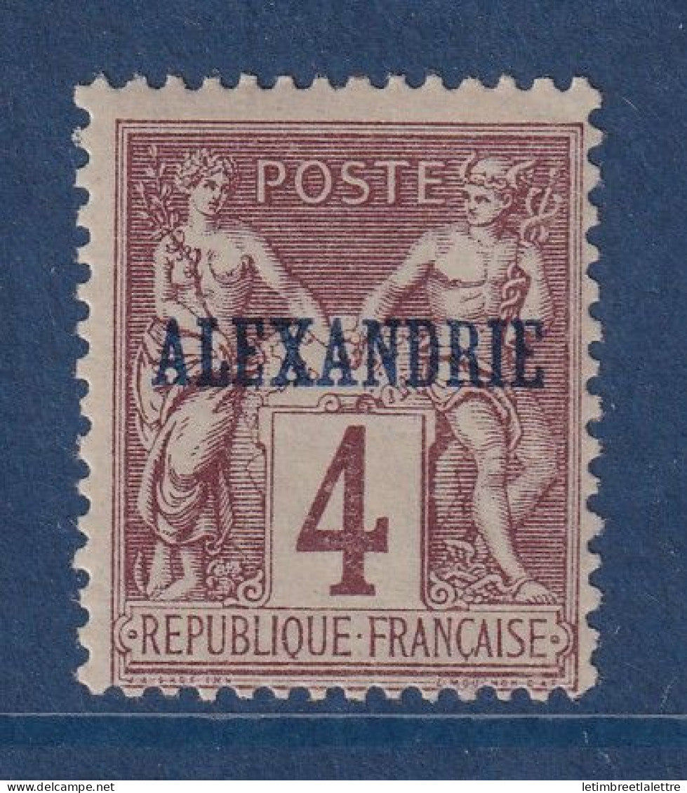 Alexandrie - YT n° 4 * - Neuf avec charnière - 1899 1900