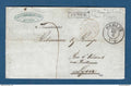 Allemagne - Marque de Passage provenance Prusse par Forbach - Prusse 3 ème rayon - 1854