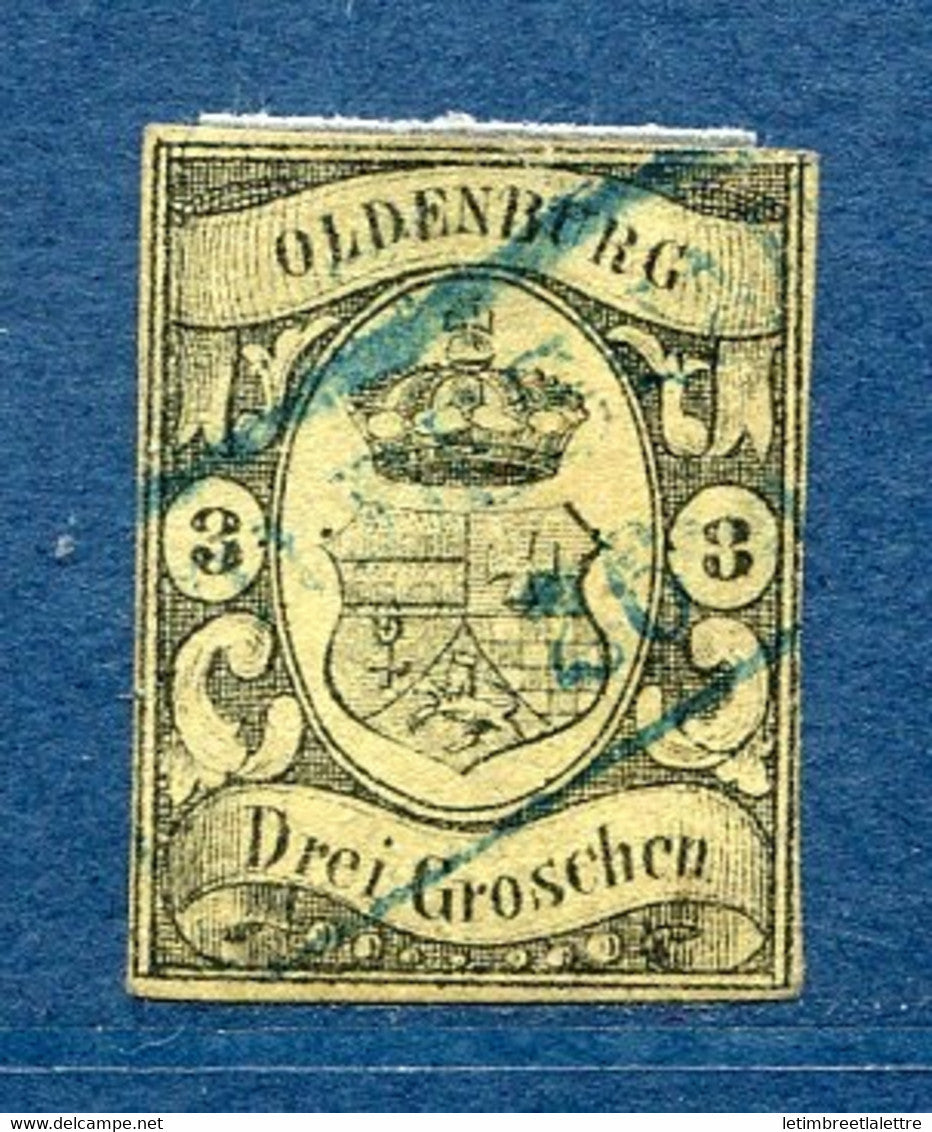 ⭐ Oldenbourg - YT n° 8 - Oblitéré - 1858 ⭐