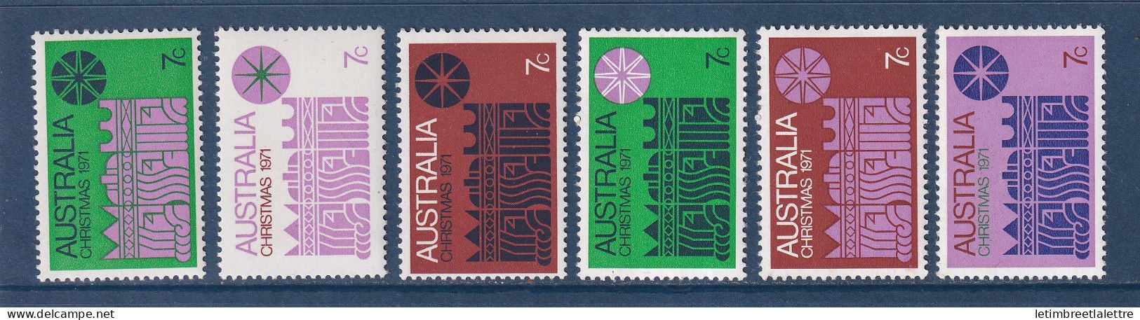 Australie - YT n° 451 à 456 ** - Neuf sans charnière - 1971