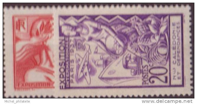 Nouvelle Calédonie - N° 166 et le 170 ** - neuf sans charnière - 1937