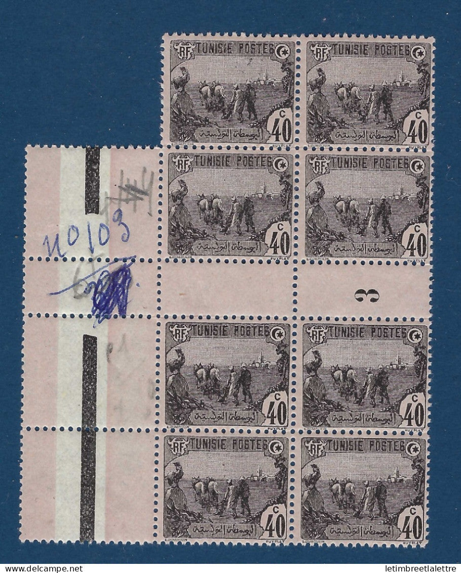 Tunisie - Millésime 3 - YT n° 103 ** - Neuf sans charnière mais coloniale voir scan - 1923 1926