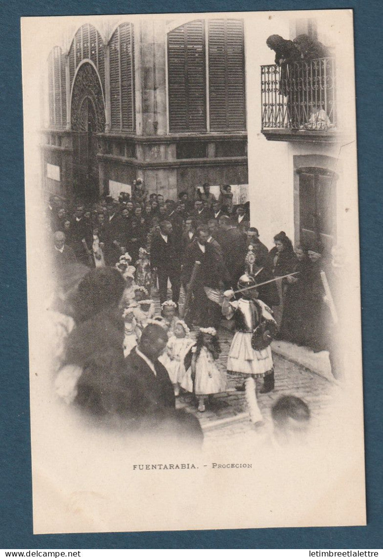 Espagne - Fuenterrabia  - vendredi saint - précession