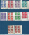 France - Libération de Marseille - Gouvernement provisoire - n° 42 à 51 ** - Neuf sans charnière - coin daté - 1942 1943