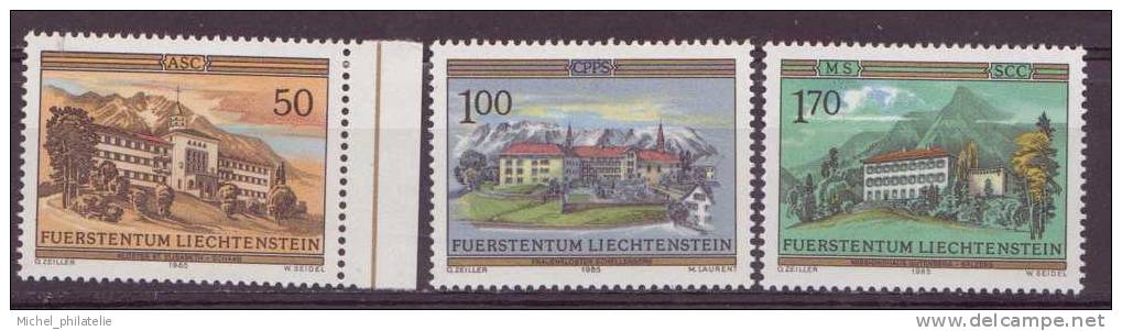 ⭐ Liechtenstein - YT n° 809 à 811 ** - Neuf sans charnière - 1985 ⭐