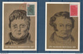 France - carte maximum - YT n° 1735 et 1976 - Croix rouge - Broussais et Desgenettes - 1972