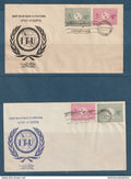 Myanmar - Birmanie -  Burma - YT n° 102 et 103 - FDC Centenaire de l'Union internationale des télécommunications - 1965