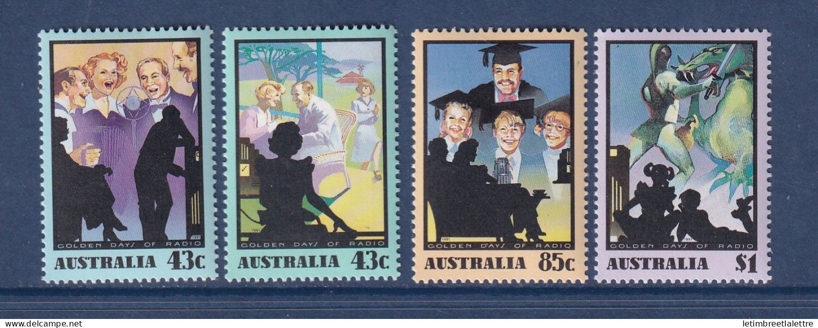 Australie - YT n° 1211 à 1214 ** - neuf sans charnière - 1991
