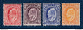 Falkland Islands - YT n° 19 à 22 * - neuf avec charnière - provenant de n° 18 à 25 - 1904 1905