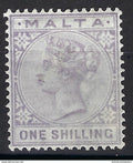 ⭐ Malte - YT n° 10 * - Neuf avec charnière - pâle / violet - 1885 ⭐