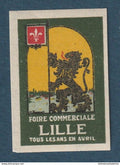 France - vignette - foire commerciale de Lille - 1927