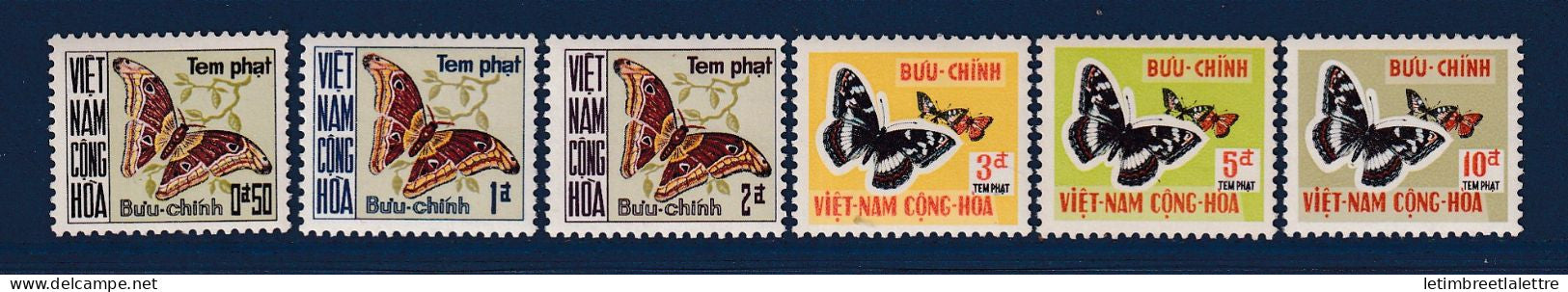 Viet Nam du Sud - Taxe - YT n° 15 à 20 * - Neuf avec charnière - 1968