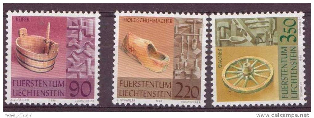 Liechtenstein - YT n° 1121 à 1123 ** - neuf sans charnière