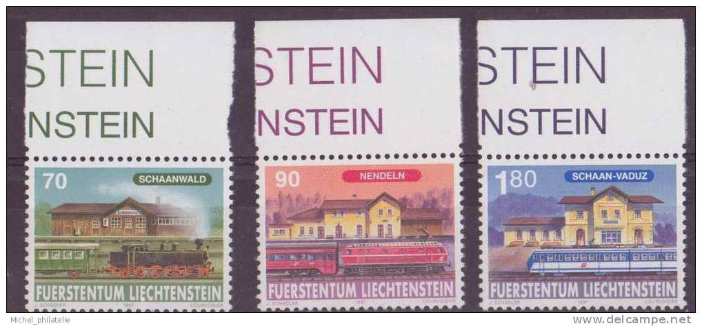 Liechtenstein - YT n° 1096 / 1097 et 1098 ** - neuf sans charnière
