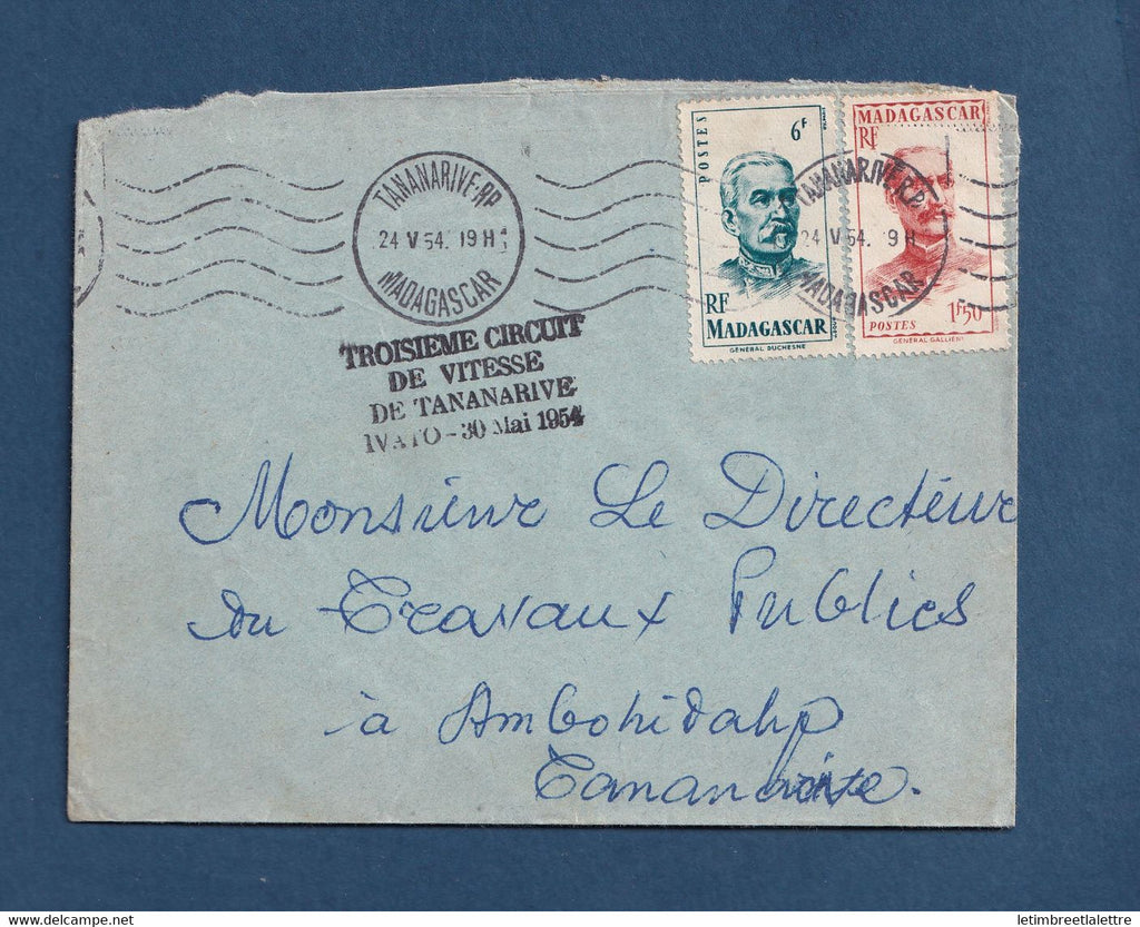 ⭐ Madagascar - troisième circuit de vitesse de Tananarive le 30 Mai 1954 ⭐
