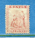 Nevis - N° 1 * - Neuf avec charnière - Signé