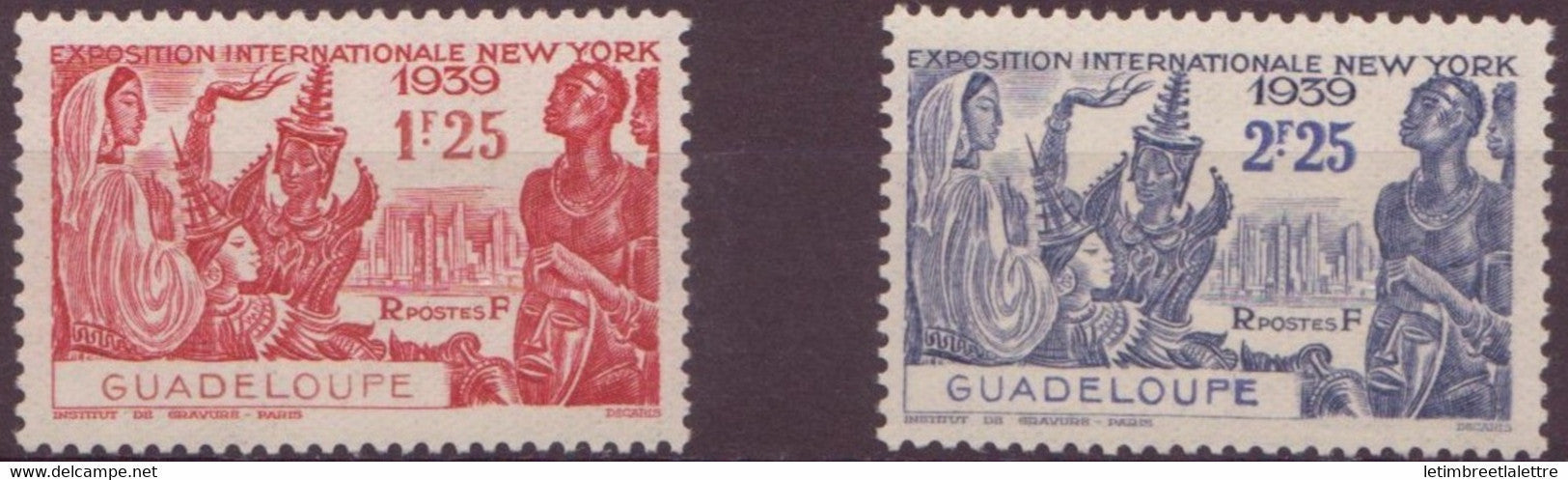 Guadeloupe - YT n° 140 et 141 ** - Neuf sans charnière - 1939