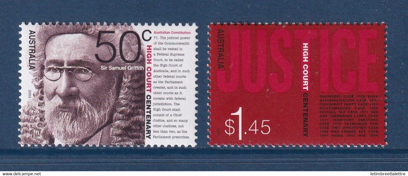 Australie - YT n° 2147 et 2148 ** - Neuf sans charnière - 2003