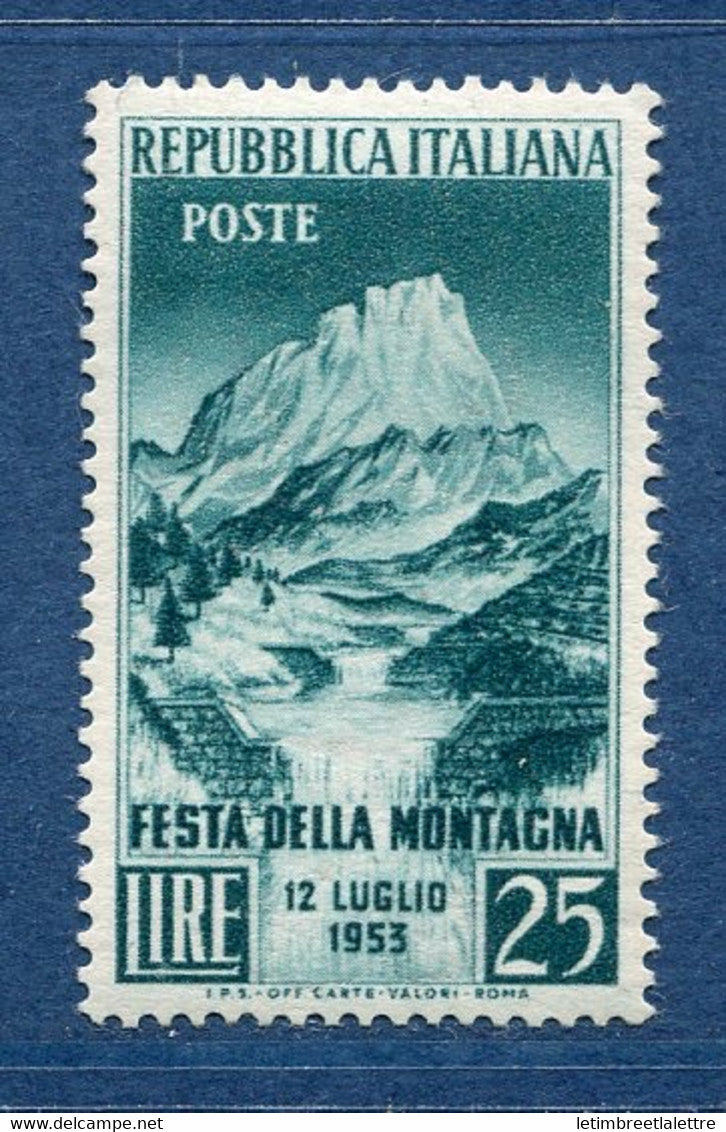 ⭐ Italie  - YT n° 675 ** - Neuf sans charnière - 1954 ⭐