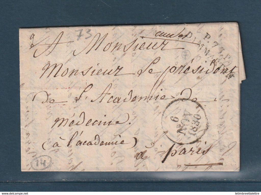 France - Port Payé de Dammartin ( Seine et Marne ) - Novembre 1830