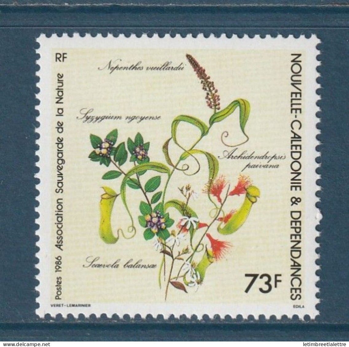Nouvelle Calédonie - YT n° 527 ** - Neuf sans charnière - 1986