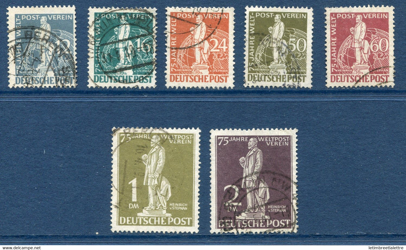 ⭐ Allemagne Berlin - YT n° 21 à 27 - oblitéré - 1949 ⭐