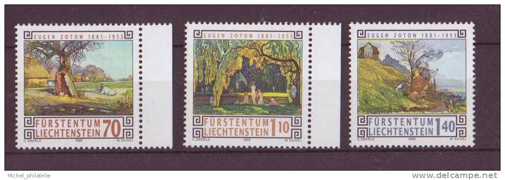 ⭐ Liechtenstein - YT n° 1079 à 1081 ** - Neuf sans charnière - 1996 ⭐