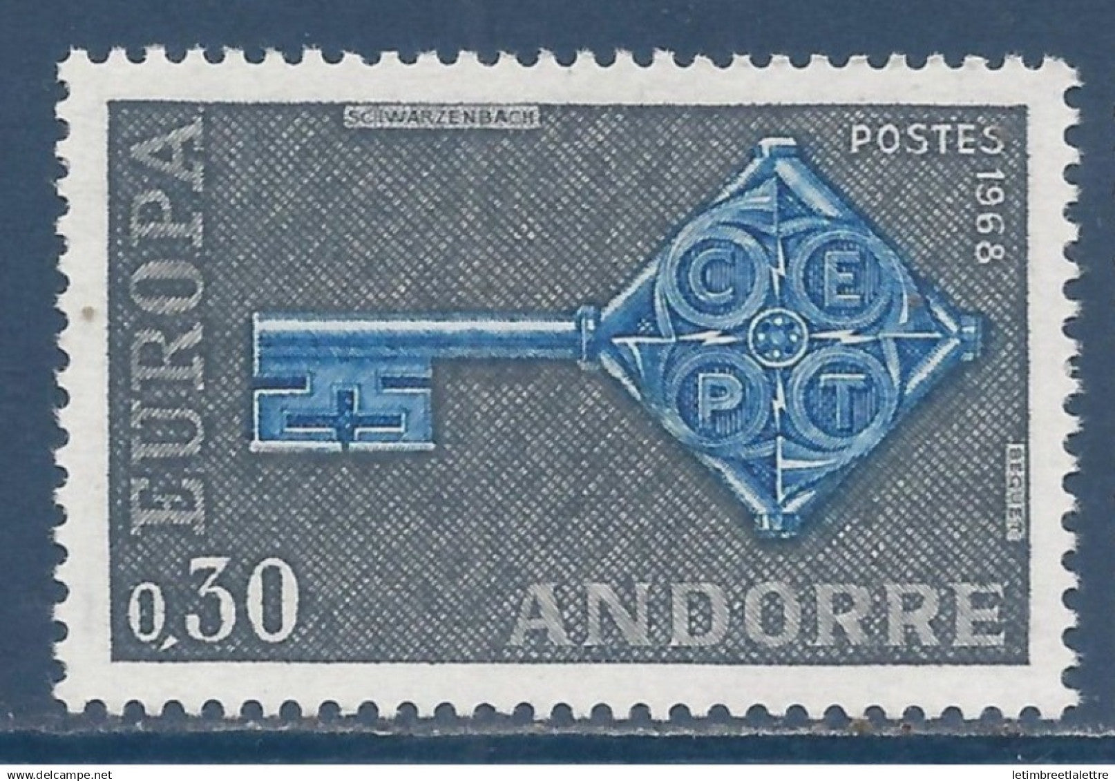 Andorre - YT n° 188 ** - neuf sans charnière - Europa - 1968