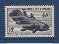 Comores - YT n° 13 * - Neuf avec charnière - Cœlacanthe - 1954