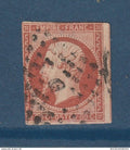 France - YT n° 17 A r Vermillonné foncé - oblitéré - 1853