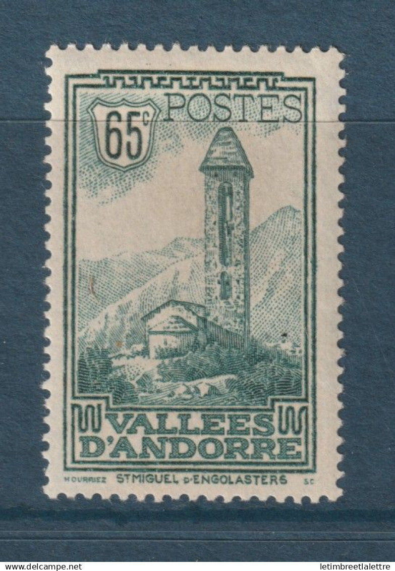 Andorre - YT n° 36 * - Neuf avec charnière - 1932 1933