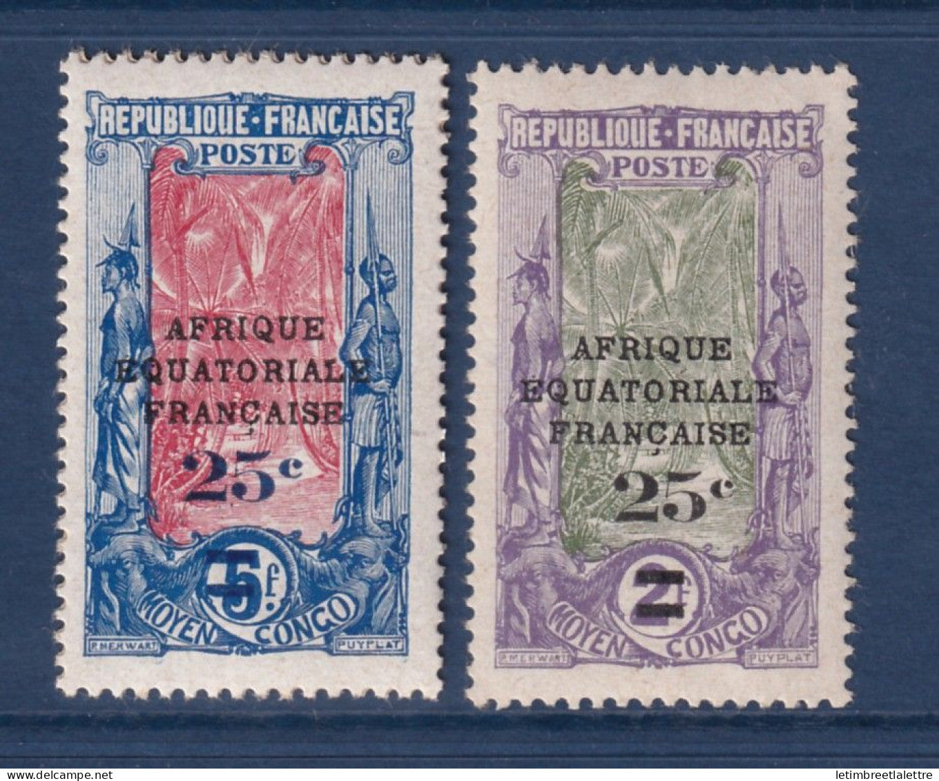 Congo - YT n° 89 et 90 ** - Neuf sans charnière - 1924