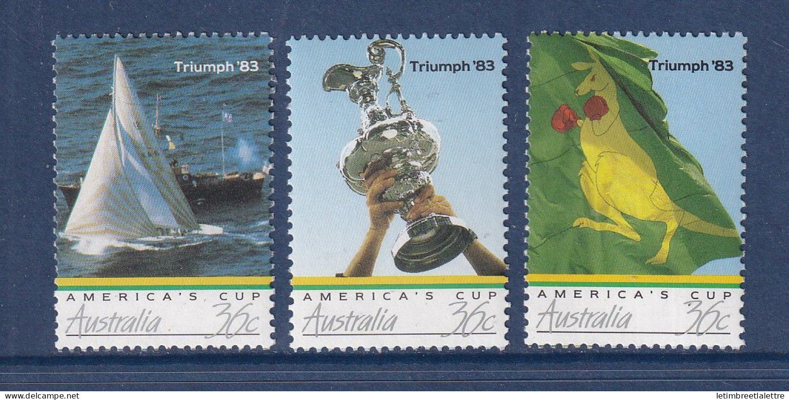 Australie - YT n° 977 à 979 ** - neuf sans charnière - 1986