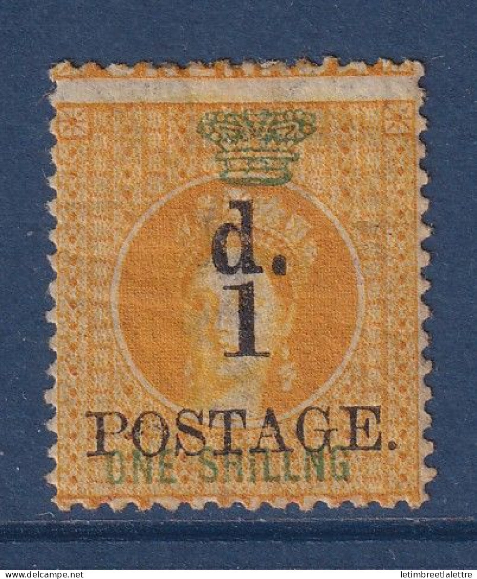 Grenade - YT N° 22 - SG n° 39 - Erreur Shillng au lieu de Shilling - Neuf avec charnière - 1886