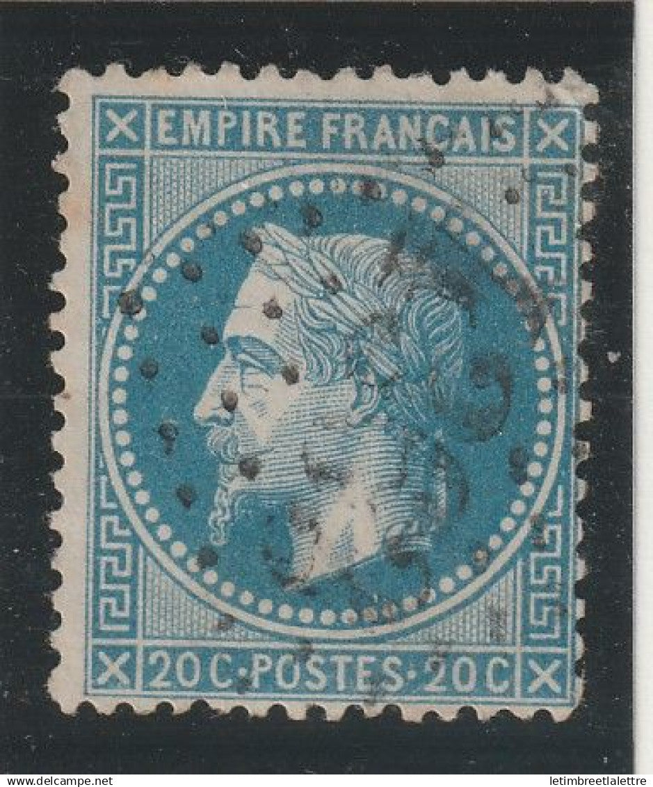 France - YT n° 29 - Oblitéré Gros Chiffre GC 4363 - Agonac