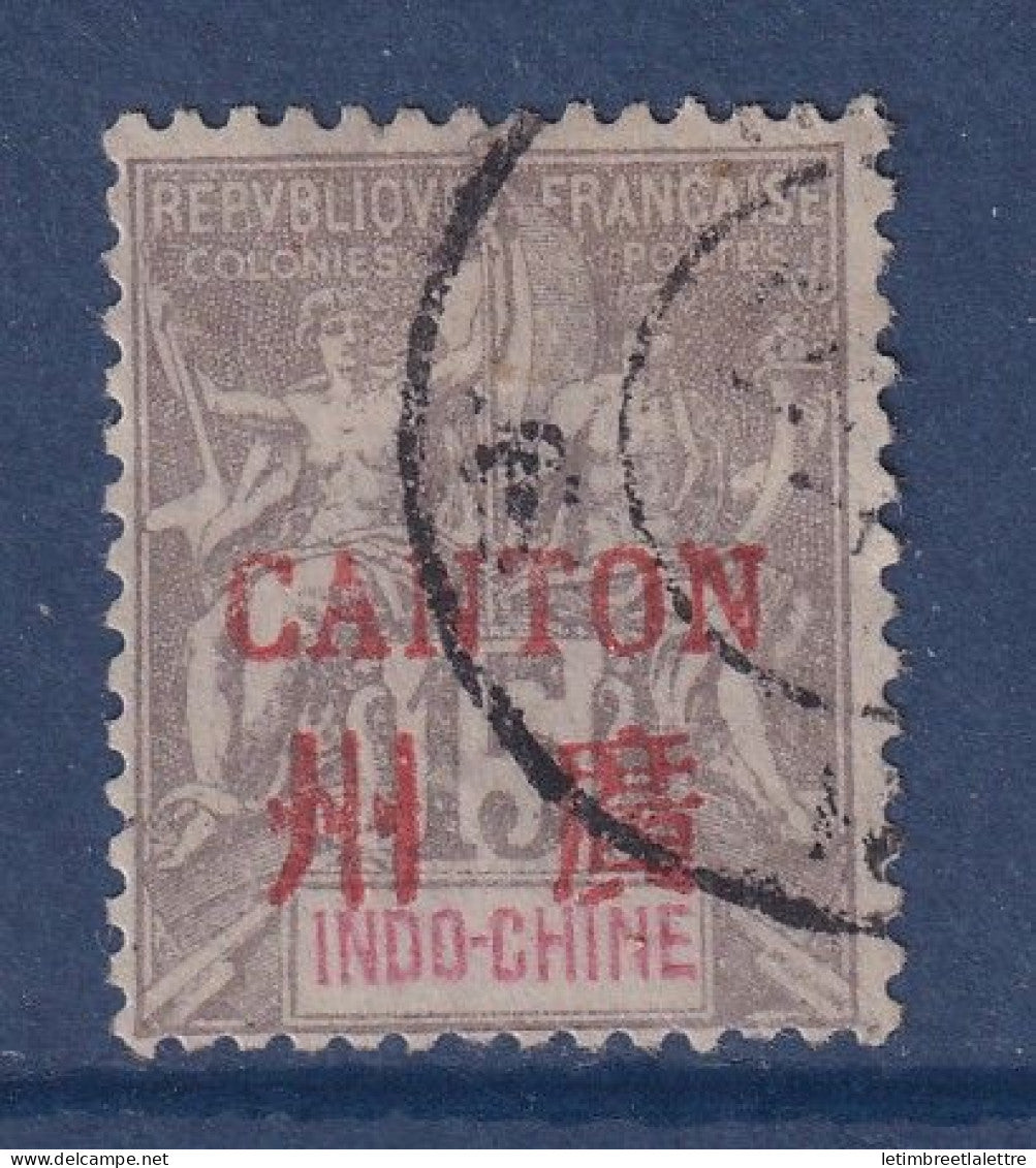 Canton - YT n° 8 - Oblitéré - 1901 1902