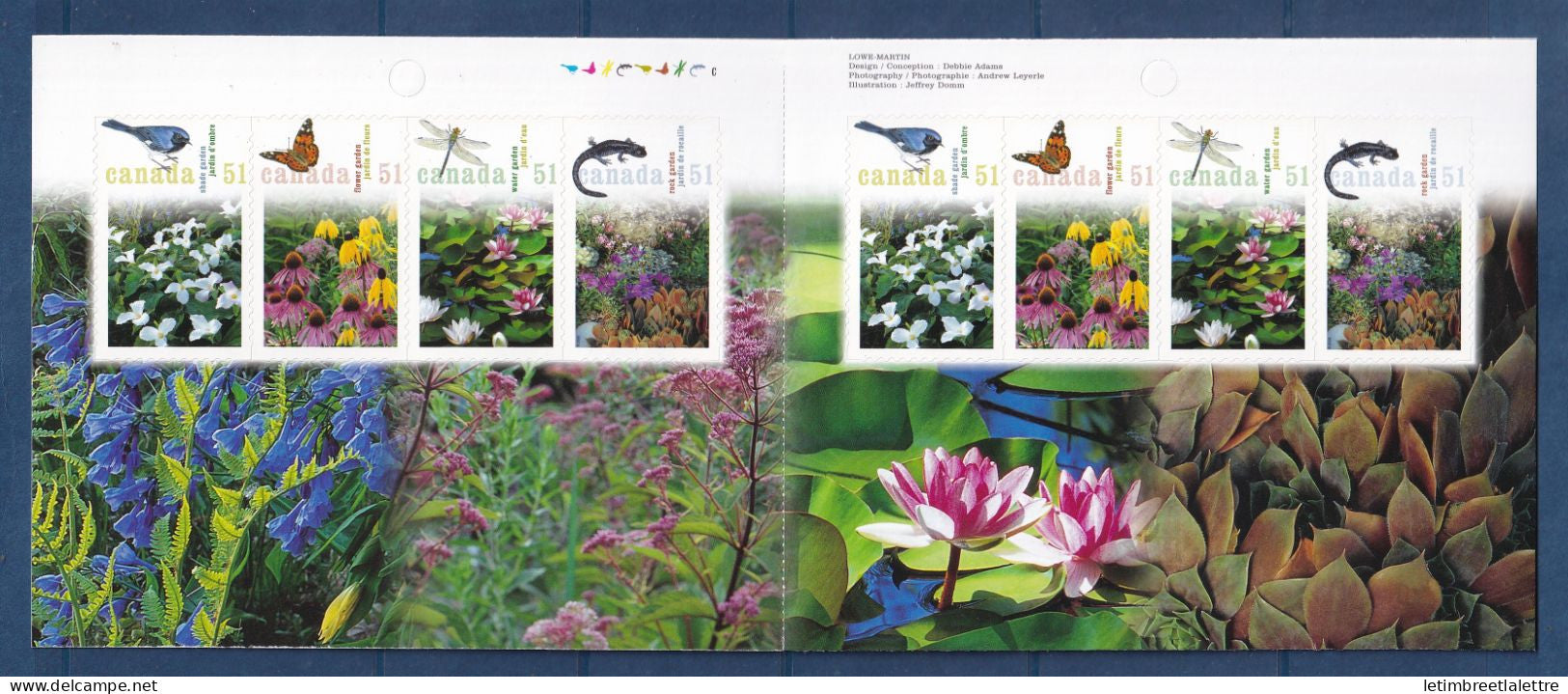 Canada - carnet - YT n° 2204 à 2207 ou C 2204 ** - neuf sans charnière - faune et flore - 2006