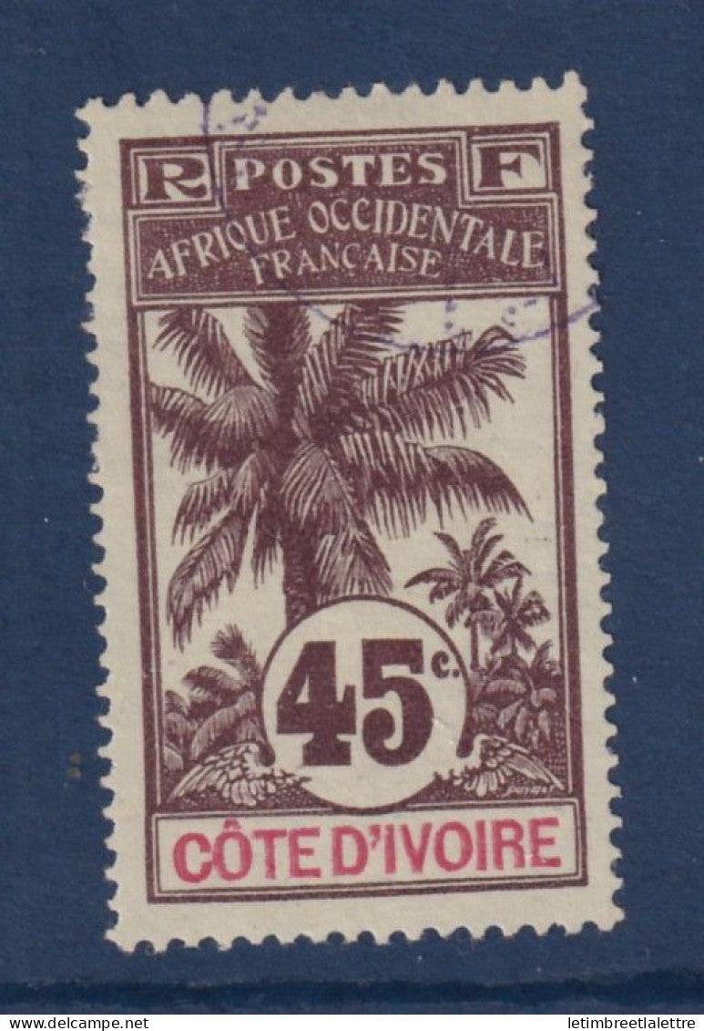 Côte d'Ivoire - YT n° 30 - Oblitéré - 1906 1907