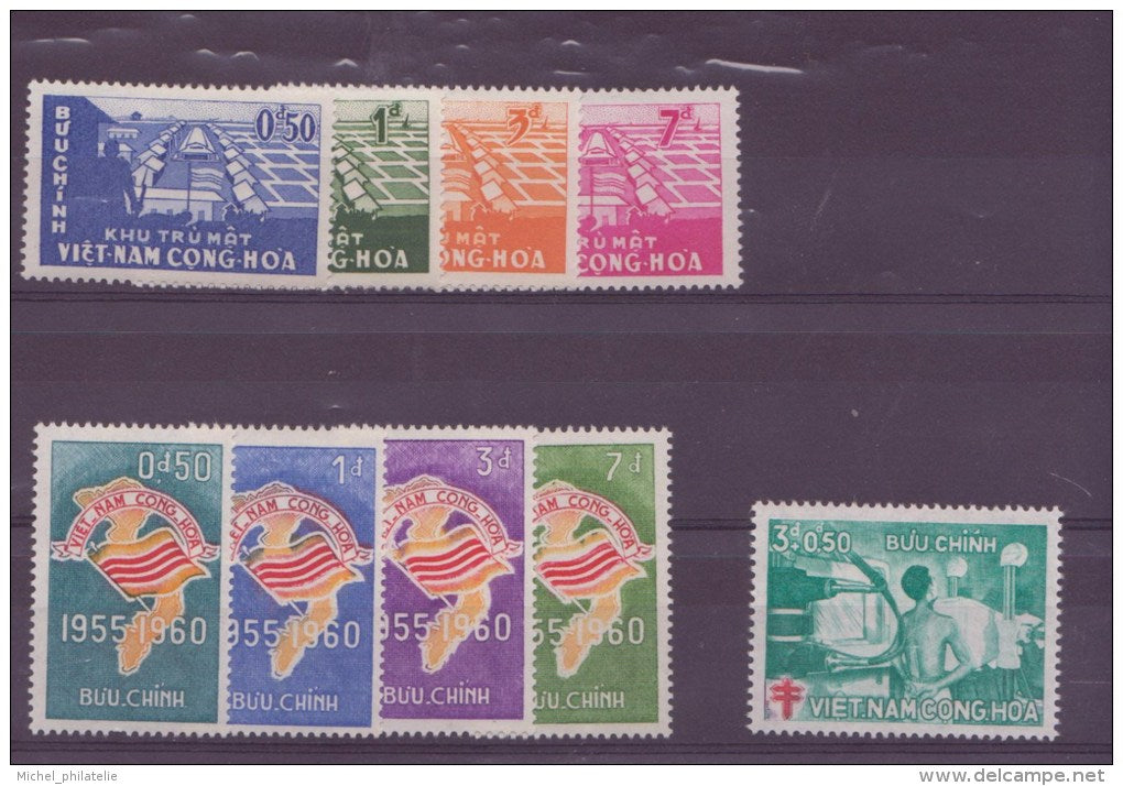Viet-Nam  n° 142 à 145 + 146 à 149 + 150 -151-152**