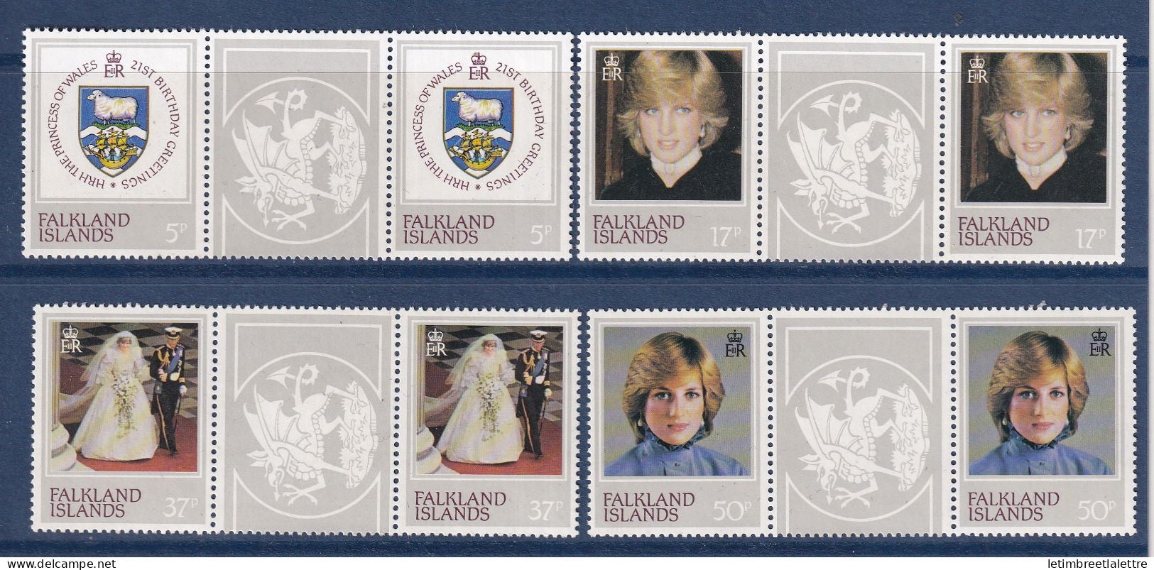 Falkland - YT n° 348 à 351 ** - neuf sans charnière - 1982