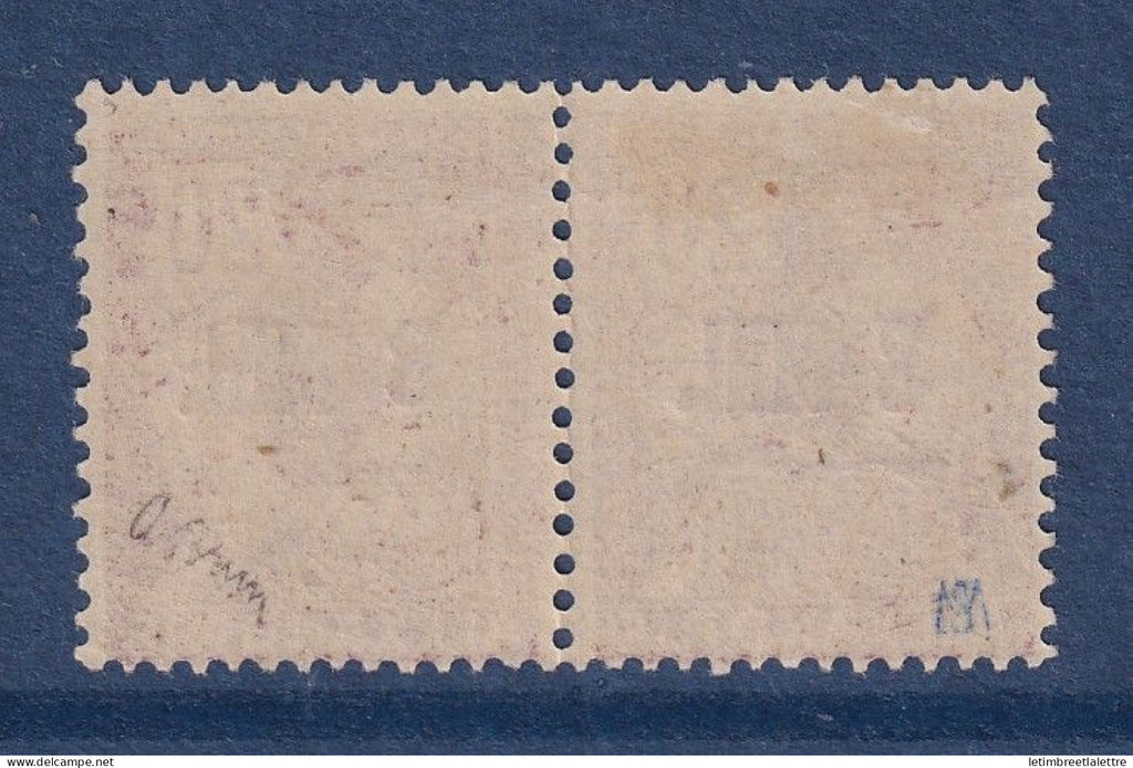 Alexandrie - YT n° 41 aa ** Type 1 et 2 se tenant - Neuf sans charnière - Signé - 1921 1923