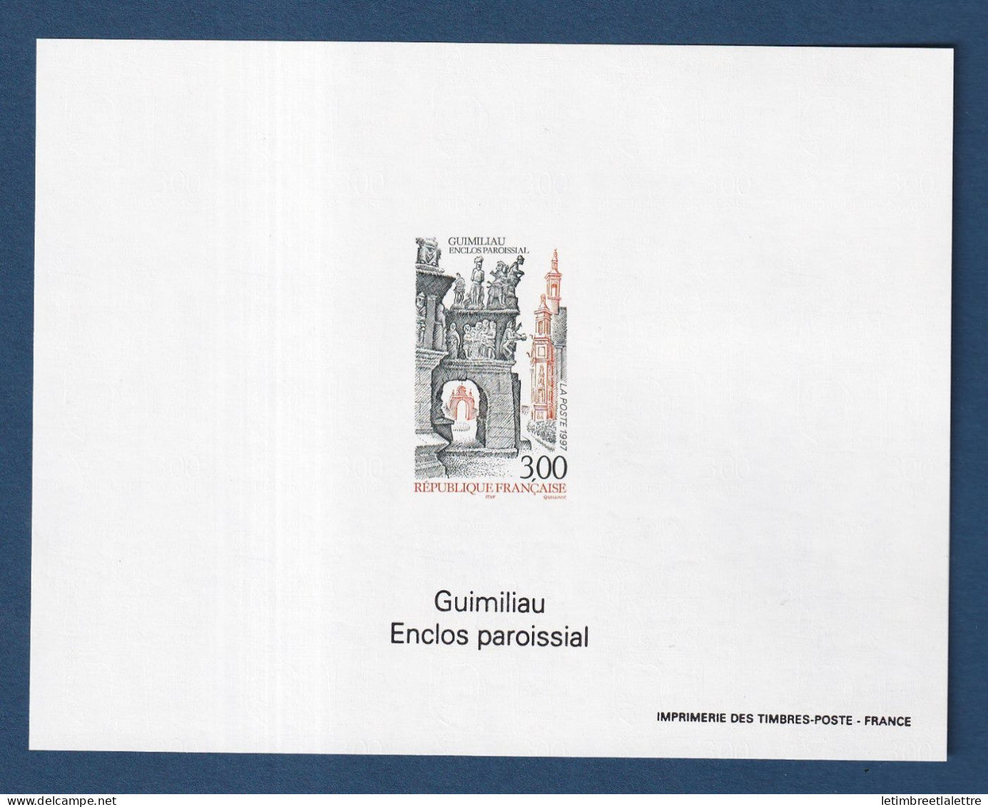 France - Bloc Feuillet non dentelé avec gomme - YT n° 3080 ** - Neuf sans charnière - ND - 1997
