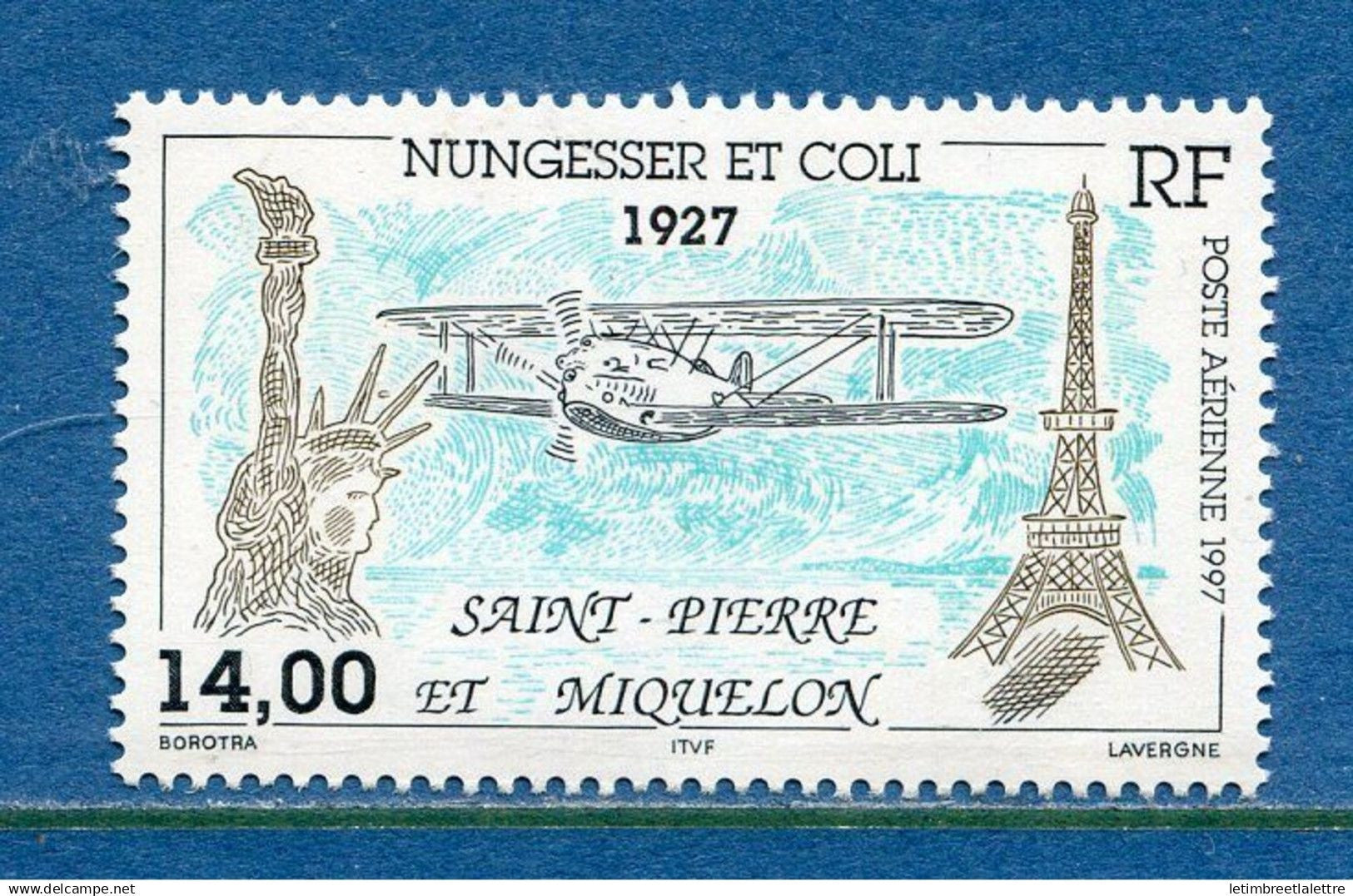 Saint Pierre et Miquelon - Poste Aérienne - YT PA n° 77 ** - Neuf sans charnière - 1997