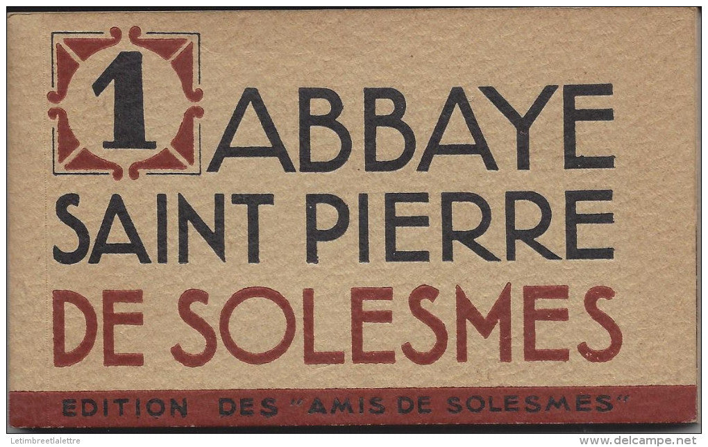 72 - CPA - Abbaye Saint Pierre de Solesmes - édition des amis de Solesmes