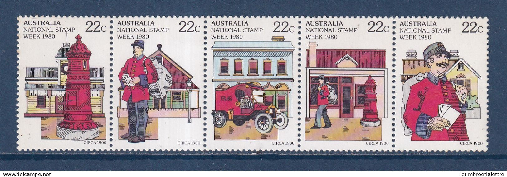 Australie - YT n° 713 à 717 ** - Neuf sans charnière - 1980
