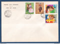 Haute Volta - FDC - Premier Jour - Grand Format - YT n° 413 à 416 - Personnalités contemporaines - 1977