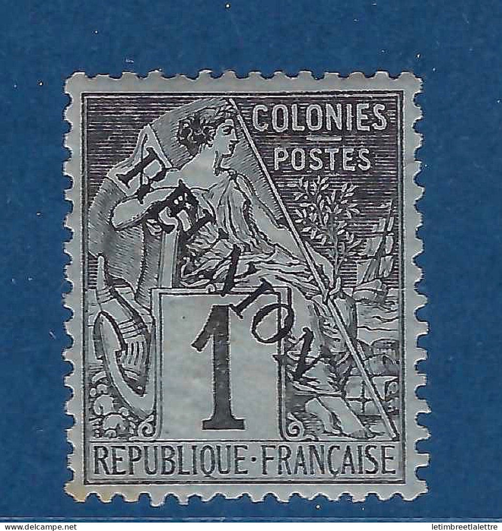 Réunion - YT n° 17 * - neuf avec charnière - 1885 1886