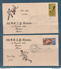 Myanmar - Birmanie -  Burma - YT n° 126 et 129 - FDC premier jour SEAP games - 5 ème jeux Asiatique - 1969