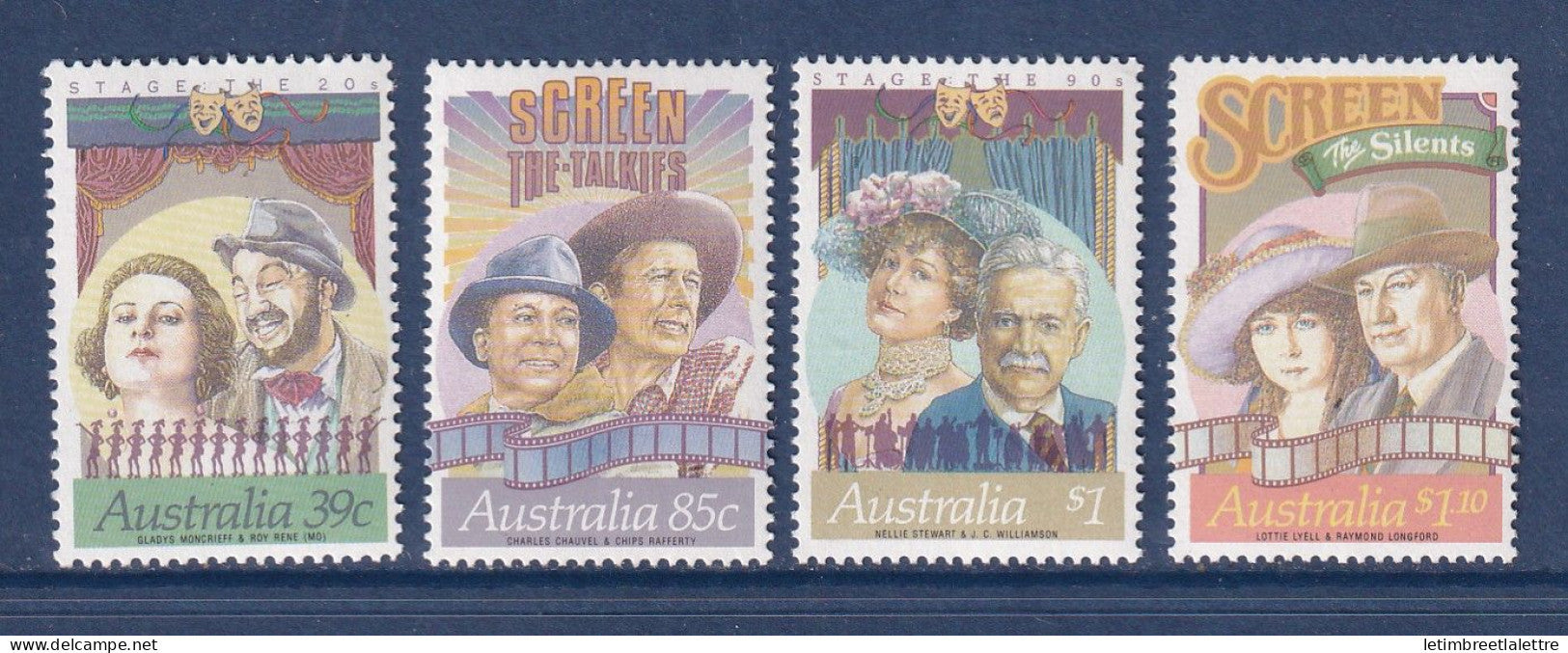 Australie - YT n° 1118 à 1121 ** - neuf sans charnière - 1989