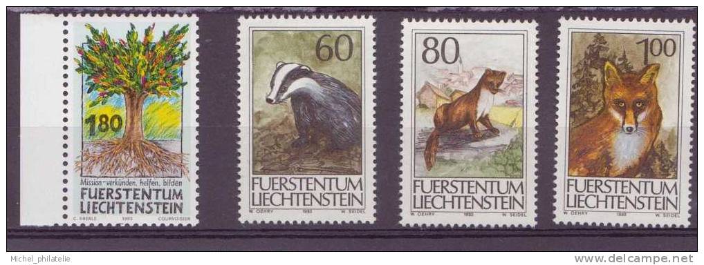 ⭐ Liechtenstein - YT n° 1007 à 1009 ** - Neuf sans charnière - 1993 ⭐